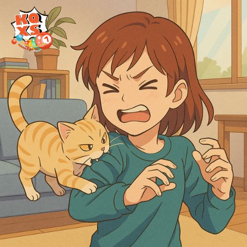 Mơ thấy mèo cắn khi đang ở trong nhà là điềm báo xung đột nhỏ trong gia đình 